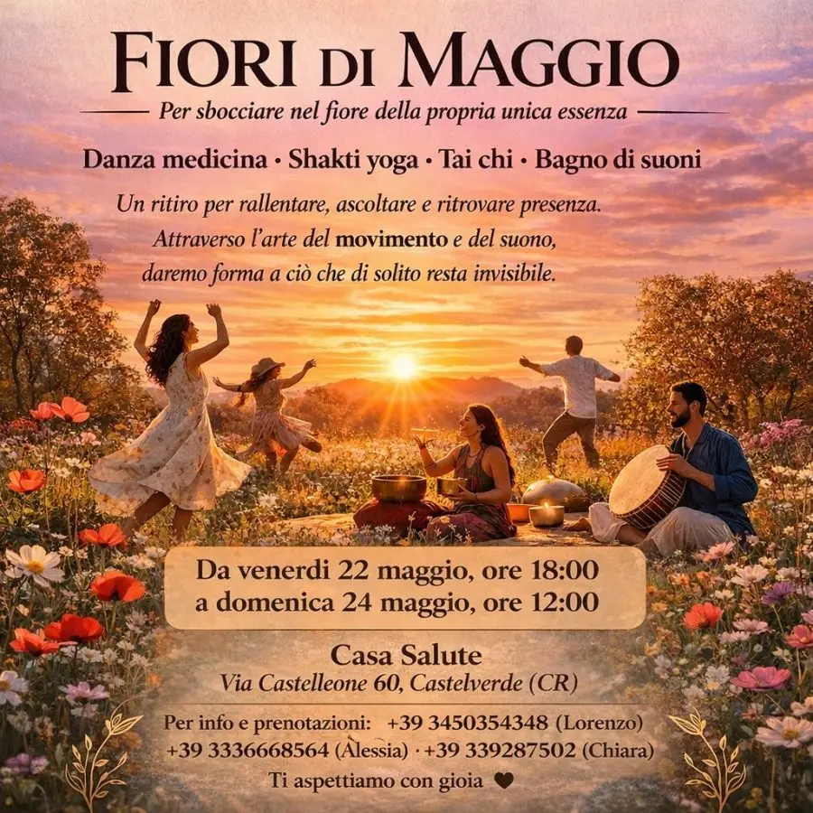 Ritiro Fiori di Maggio nella natura