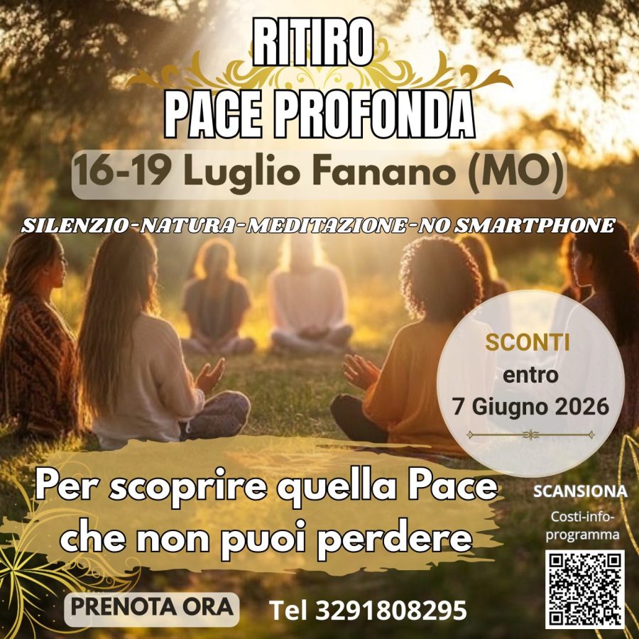 Ritiro Pace Profonda: un'esperienza di meditazione e natura