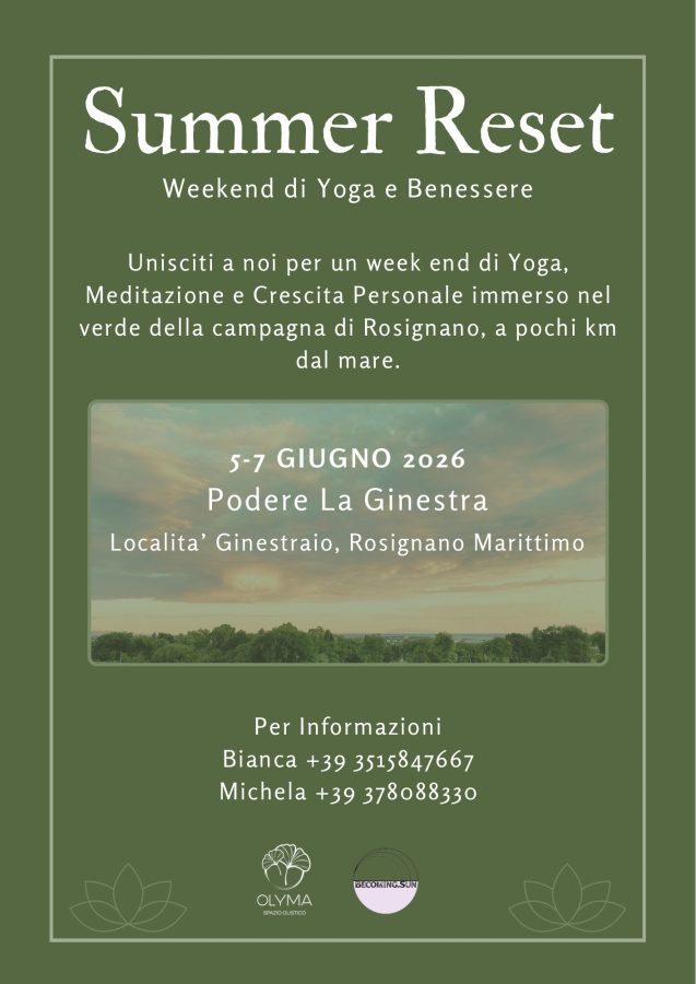 Summer Reset: weekend di yoga e benessere in Toscana