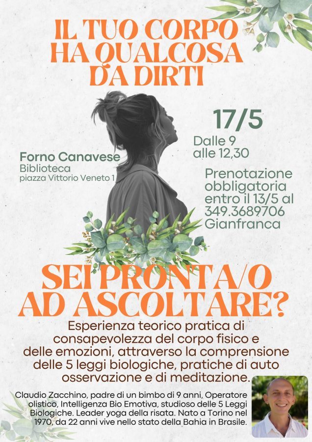 Scopri cosa il tuo corpo ha da dirti attraverso la consapevolezza e la meditazione.