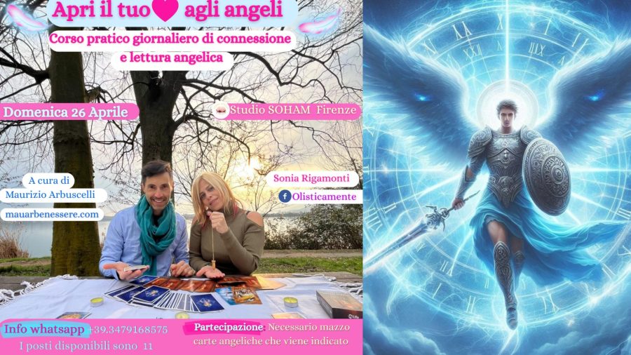 Corso di connessione con energie angeliche a Firenze