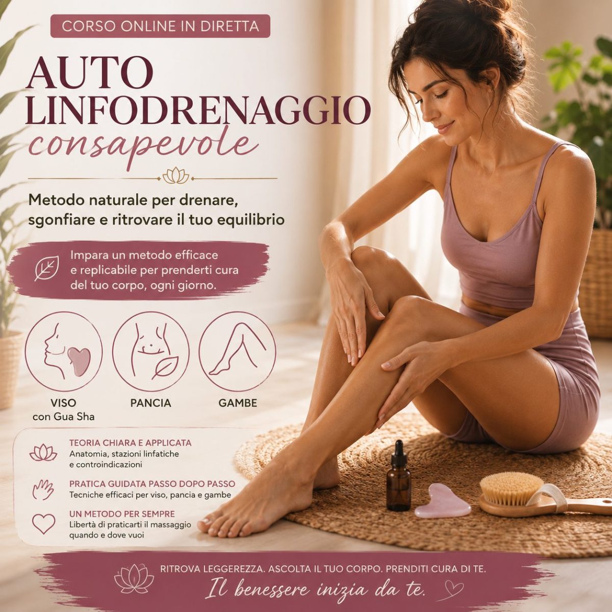 Auto linfodrenaggio consapevole, corso online