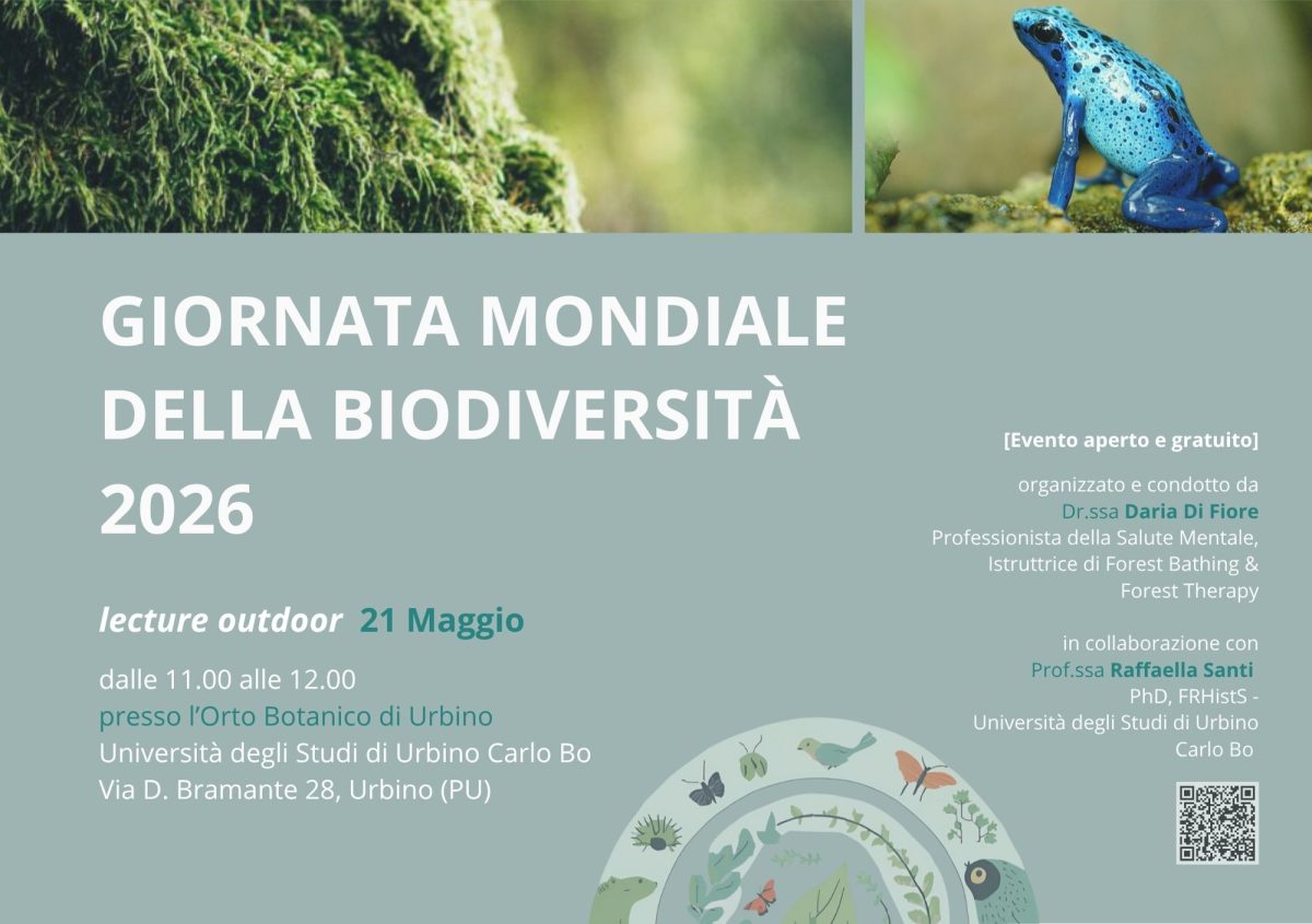 Lecture Outdoor - Giornata Biodiversità a Urbino