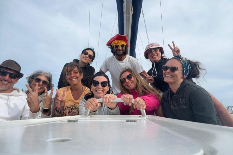 Yoga in Barca a Vela