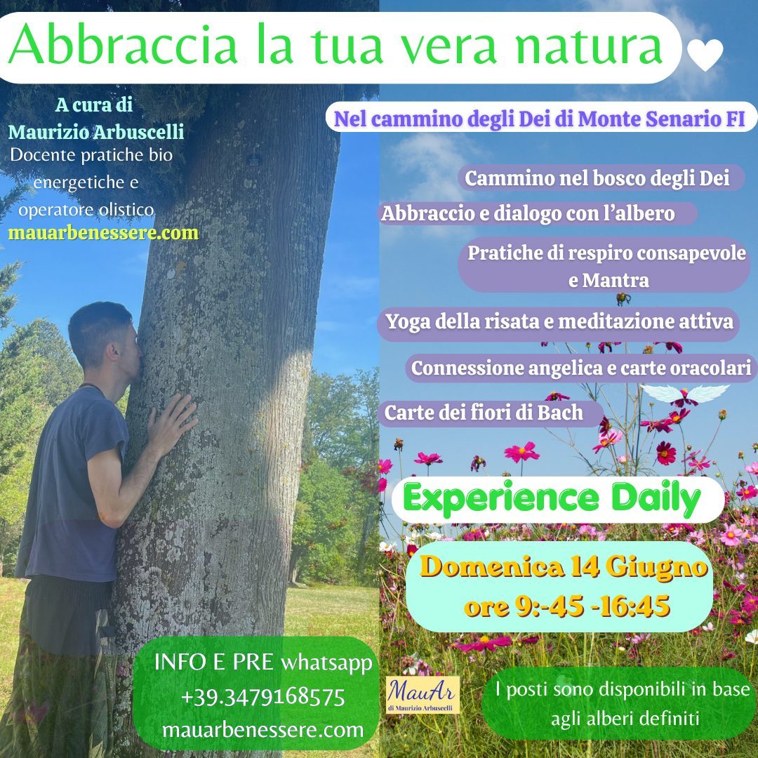 Evento Abbraccia la tua vera natura a Firenze