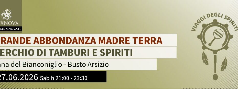 CERCHIO DI TAMBURI E SPIRITI