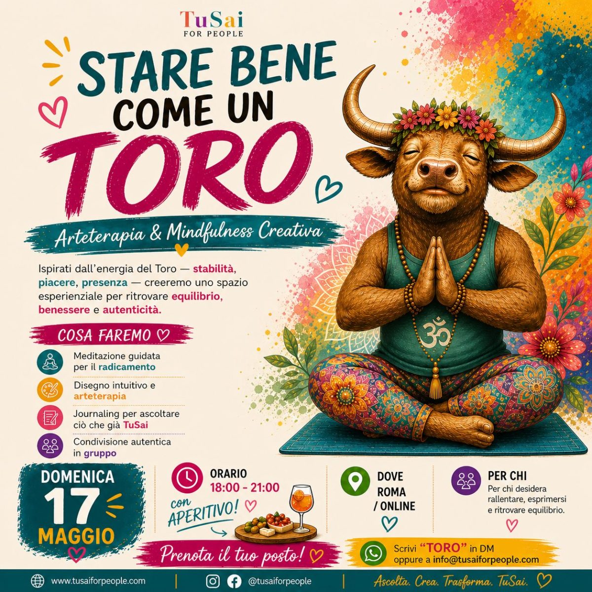 Star bene come un toro!