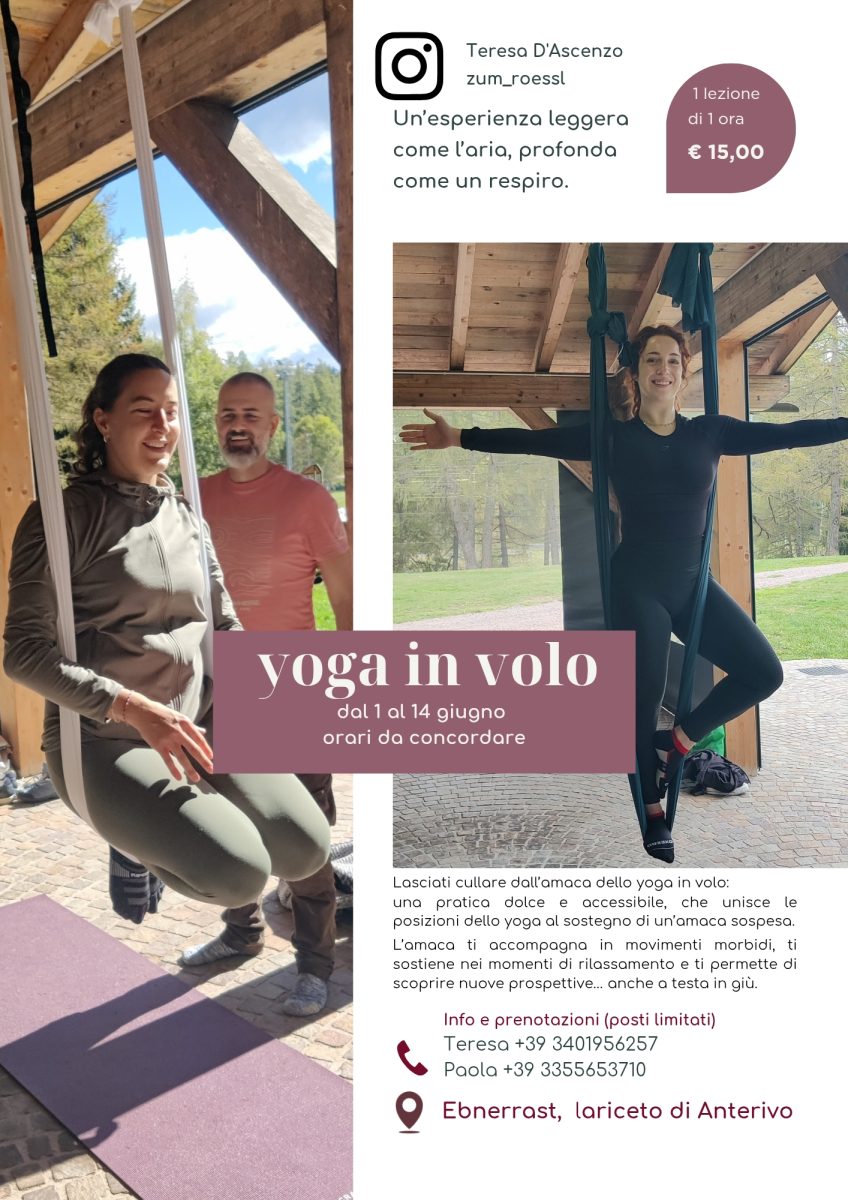Aerial yoga ad Anterivo