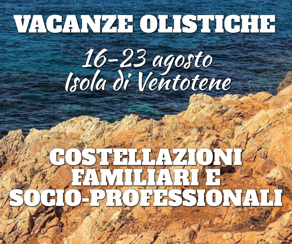 Evento di costellazioni familiari e professionali sull'isola di Ventotene