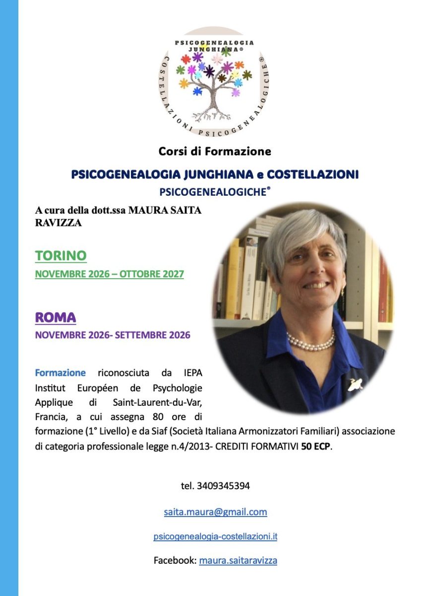 Formazione in psicogenealogia e costellazioni a Torino e Roma