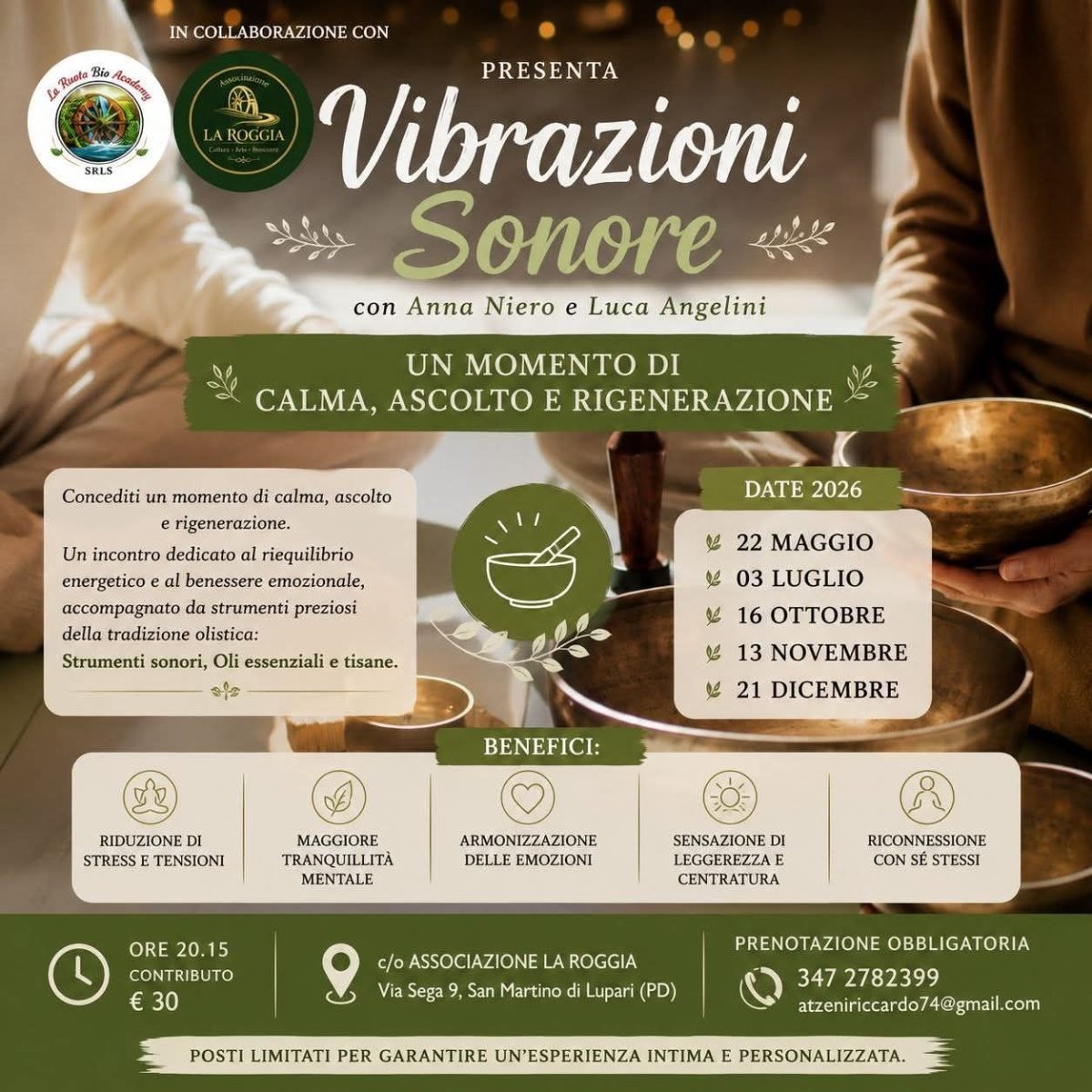 Vibrazioni Sonore: un momento di calma e rigenerazione