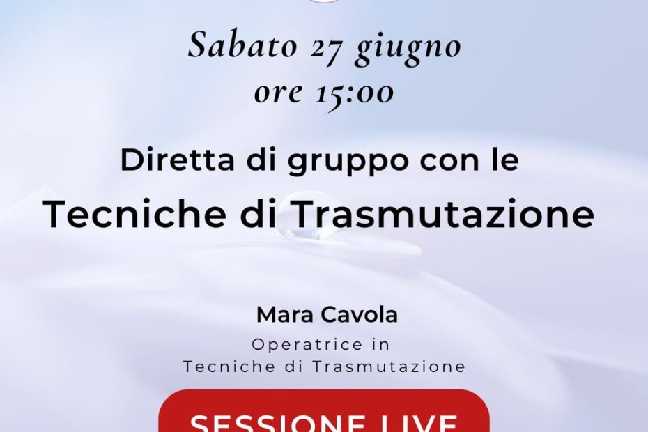 Tecniche di Trasmutazione in gruppo