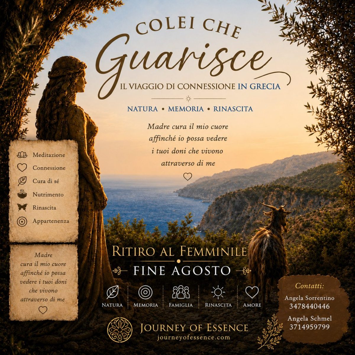 Viaggio di connessione per donne in Grecia