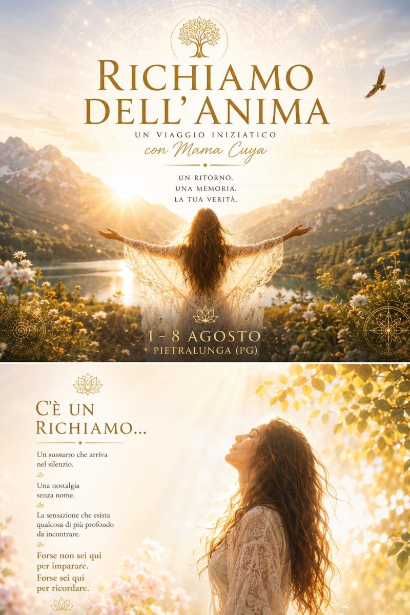 Ritiro spirituale 'Il Richiamo dell'Anima' presso La Valle dell'Om, Umbria