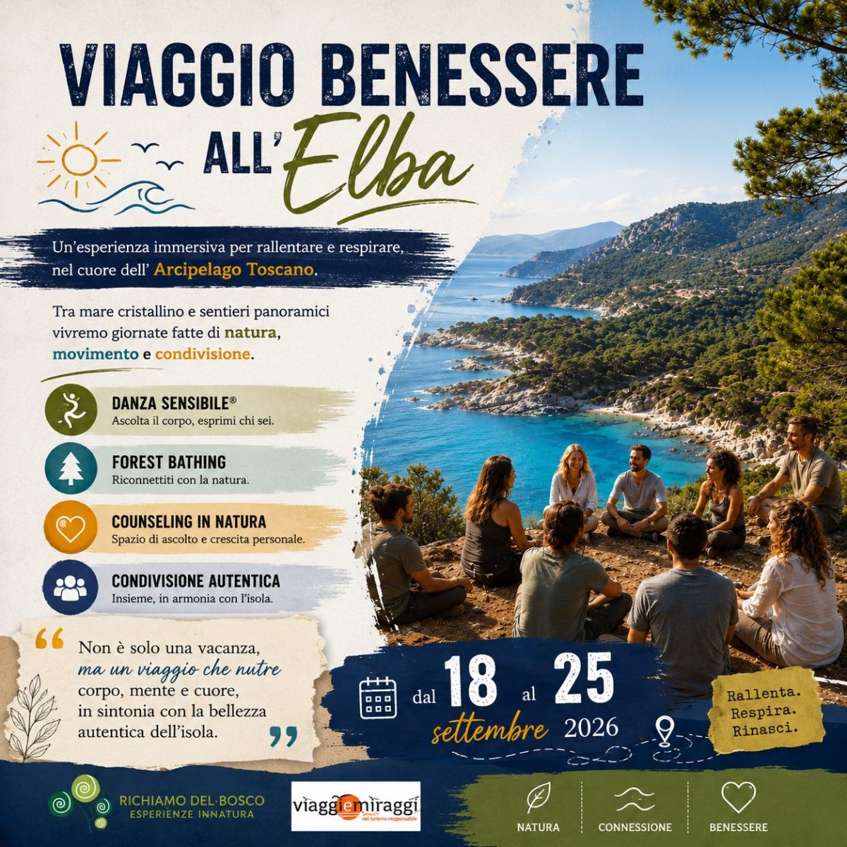 Viaggio benessere all’Elba