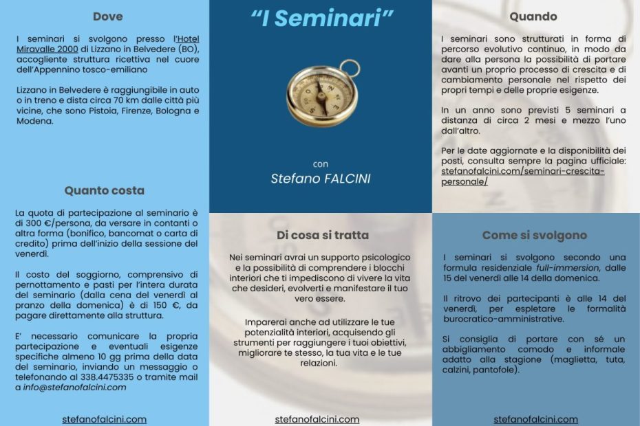 "I Seminari" con Stefano Falcini