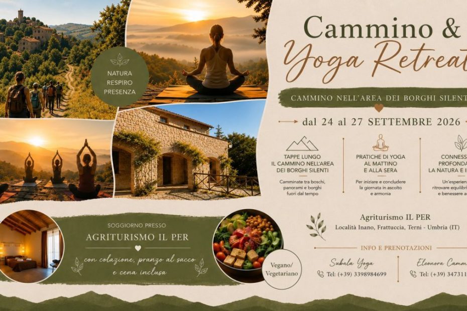 Cammino e Yoga Retreat in Umbria