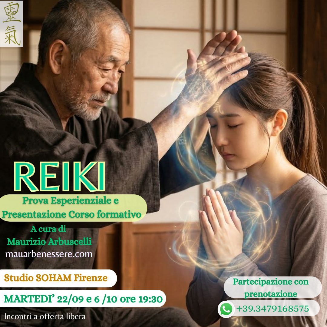 Reiki Prova e presentazione Corso liv 1