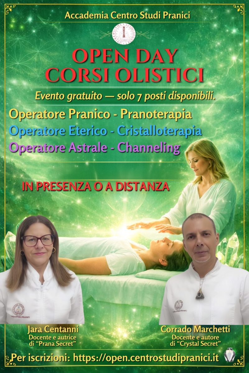 Open Day Operatore Prana Etere Astrale