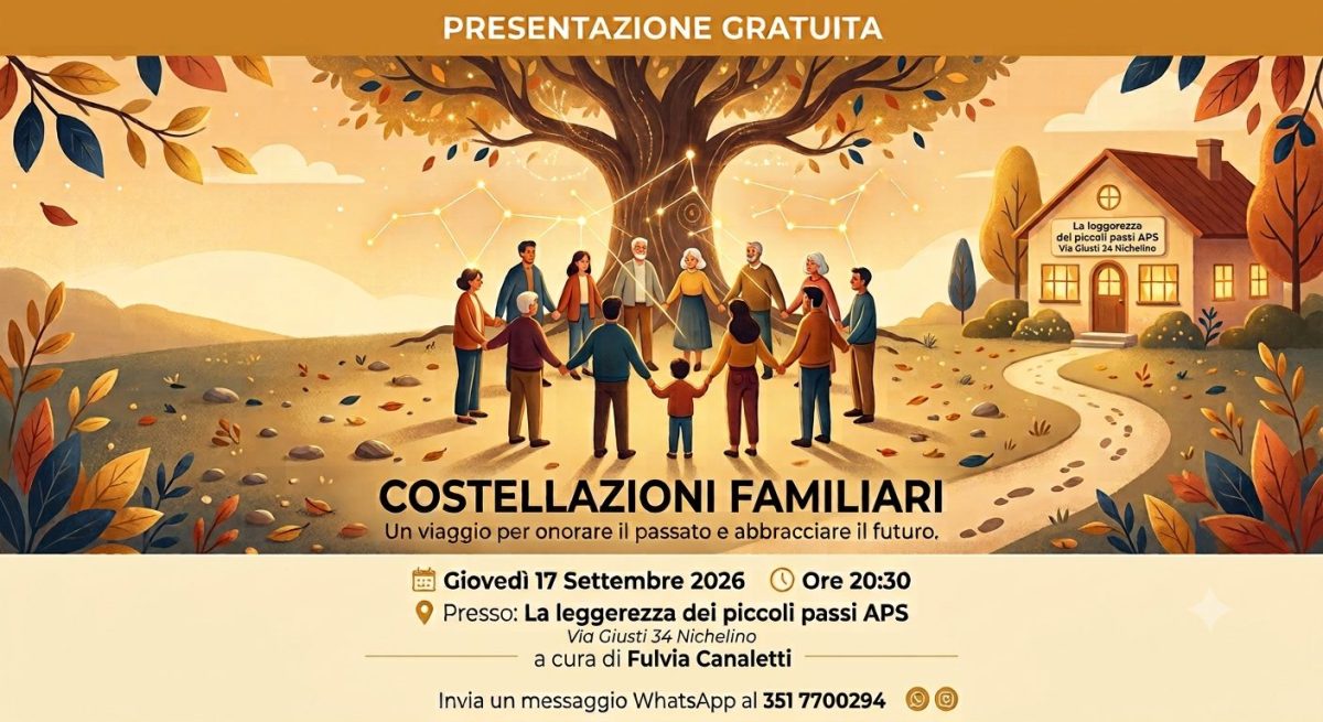 Serata di presentazione delle Costellazioni Familiari a Nichelino