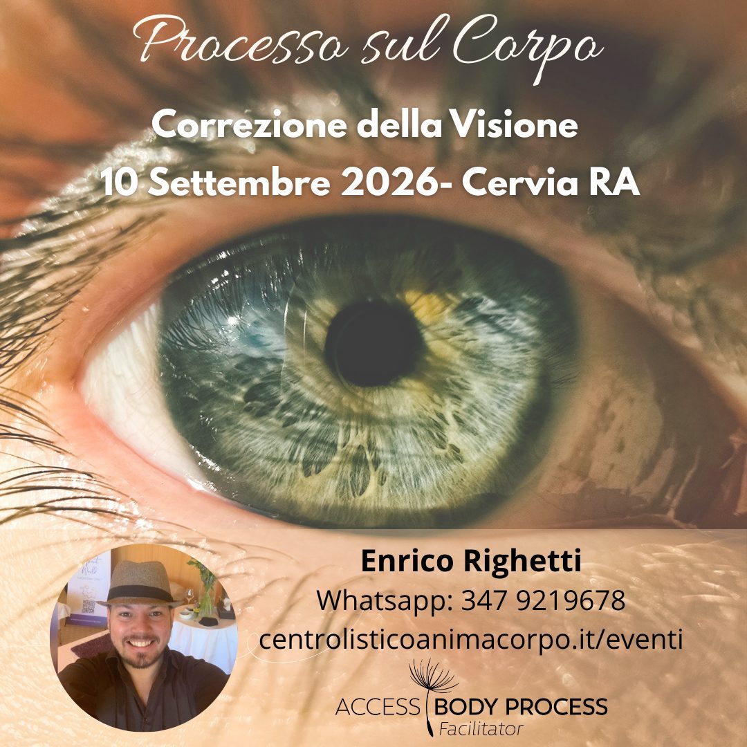Corso di formazione operatori processi sul corpo Correzione della Visione a Cervia