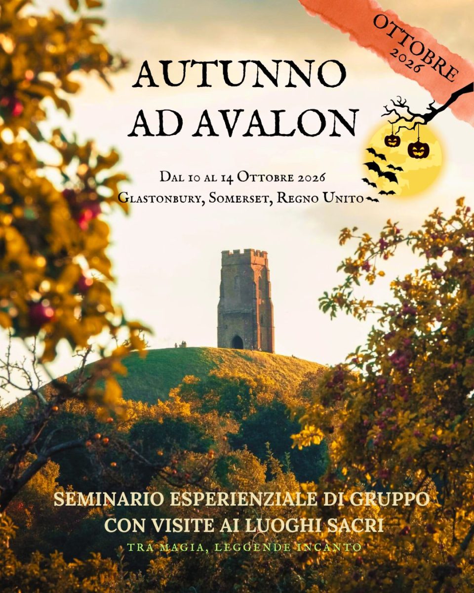 Viaggio autunnale ad Avalon con simbolo di trasformazione