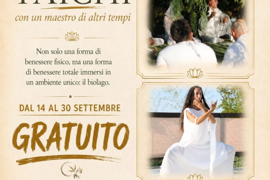 Taichi, con un Maestro di altri tempi!