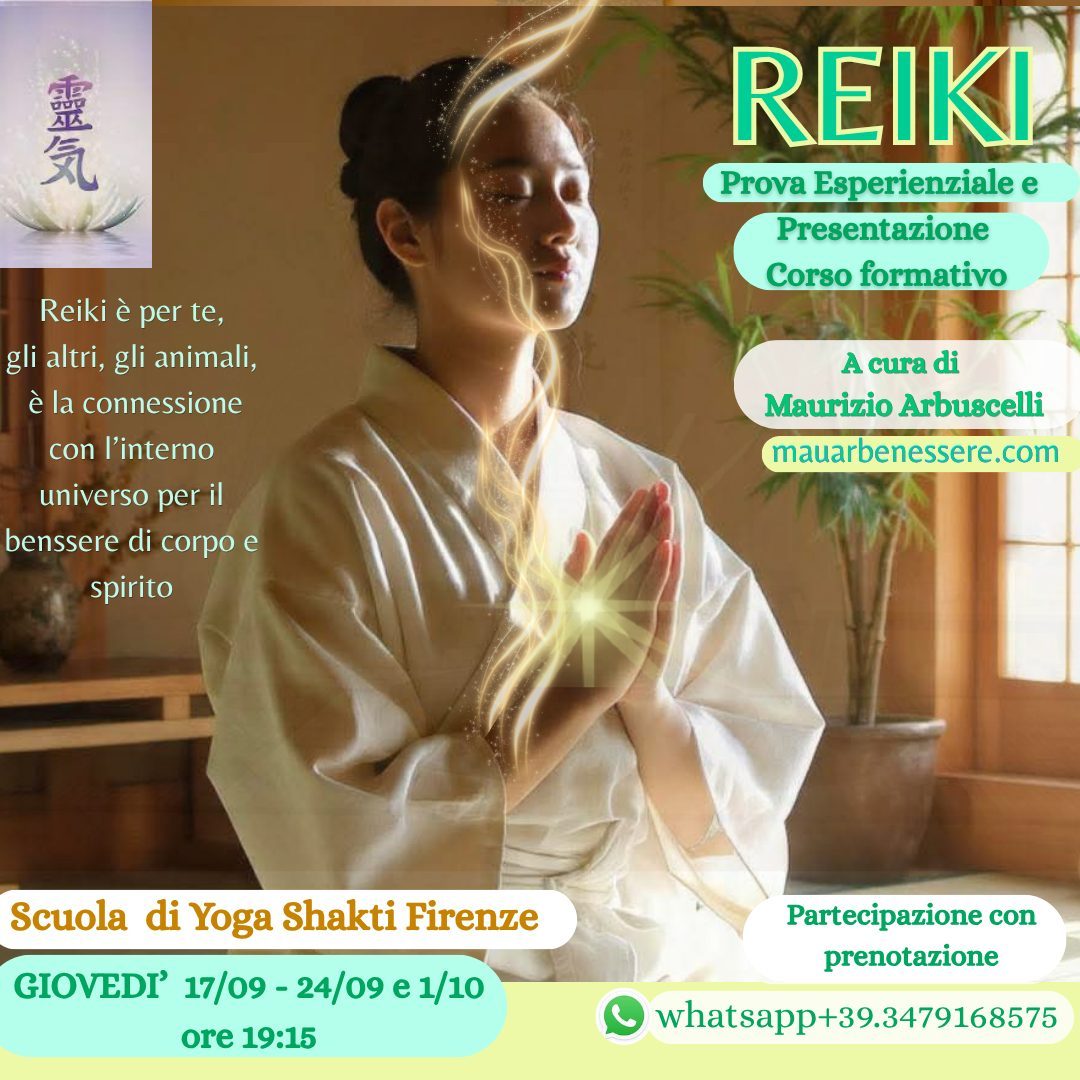 Reiki Prova e Presentazione Corso