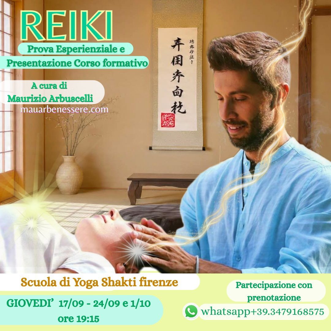 Evento di prova e presentazione del corso di Reiki