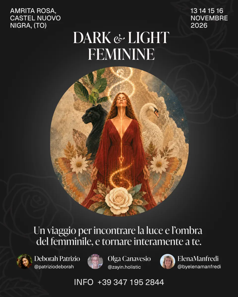 Ritiro Femminile Sacro Dark & Light Feminine