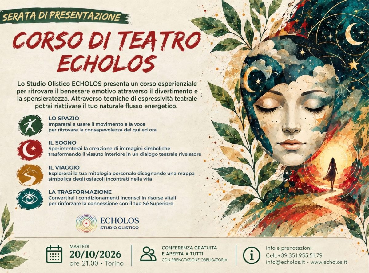 Corso di teatro esperienziale ECHOLOS a Torino