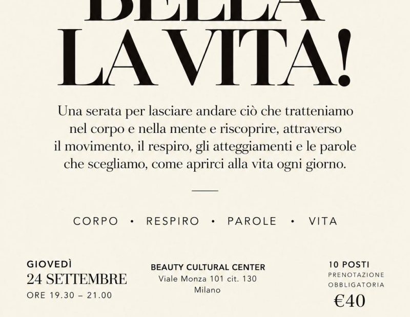 Bella la vita!