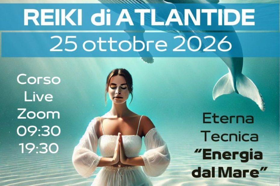 Corso Reiki Atlantide "Energia dal Mare"