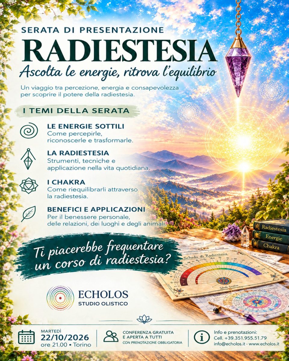 Corso di Radiestesia a Torino