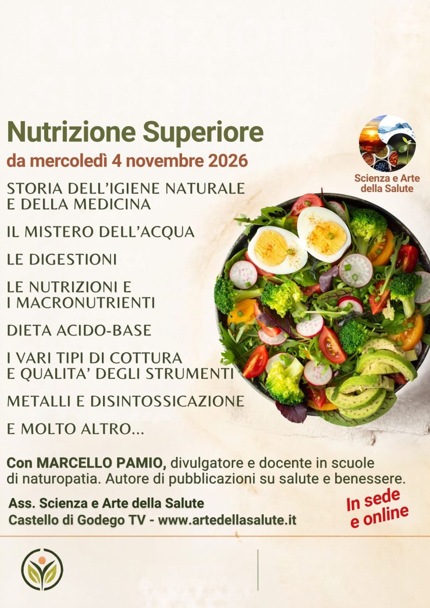 Corso di nutrizione superiore con Marcello Pamio